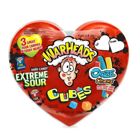 WARHEADS Valentine’s Day Sour Scrambler Heart 3.85oz. - WARHEADS