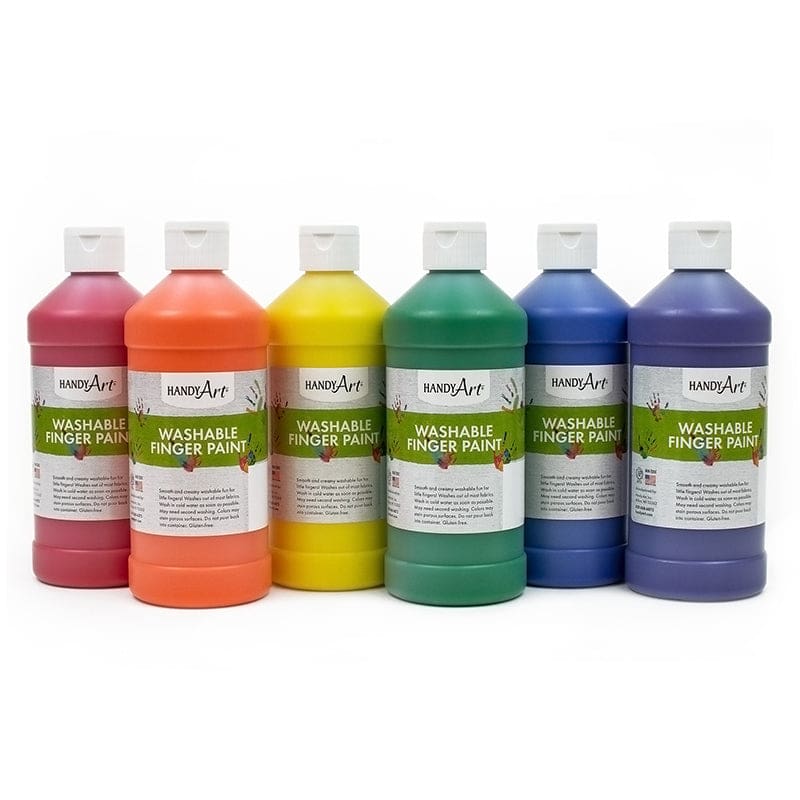 Wash Finger Paint 6 Pint Primary St - Paint - Rock Paint Distributing Corp