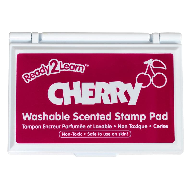 Wash Scentd Stamp Pad Red Dk Cherry (Pack of 8) - Stamps & Stamp Pads - Learning Advantage