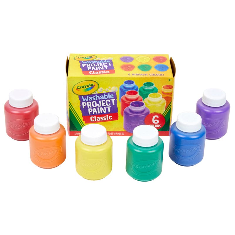 Washable Kids Paint 6 Jar Set (Pack of 10) - Paint - Crayola LLC