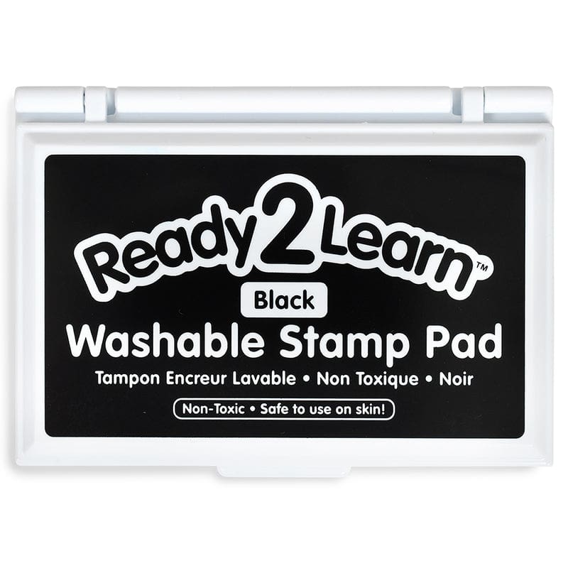 Washable Stamp Pad Black (Pack of 8) - Stamps & Stamp Pads - Learning Advantage