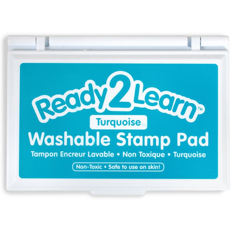 Washable Stamp Pad Turquoise (Pack of 8) - Stamps & Stamp Pads - Learning Advantage