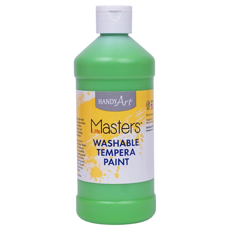 Washable Tempera Paint Pint Lt Grn Little Masters (Pack of 12) - Paint - Rock Paint Distributing Corp