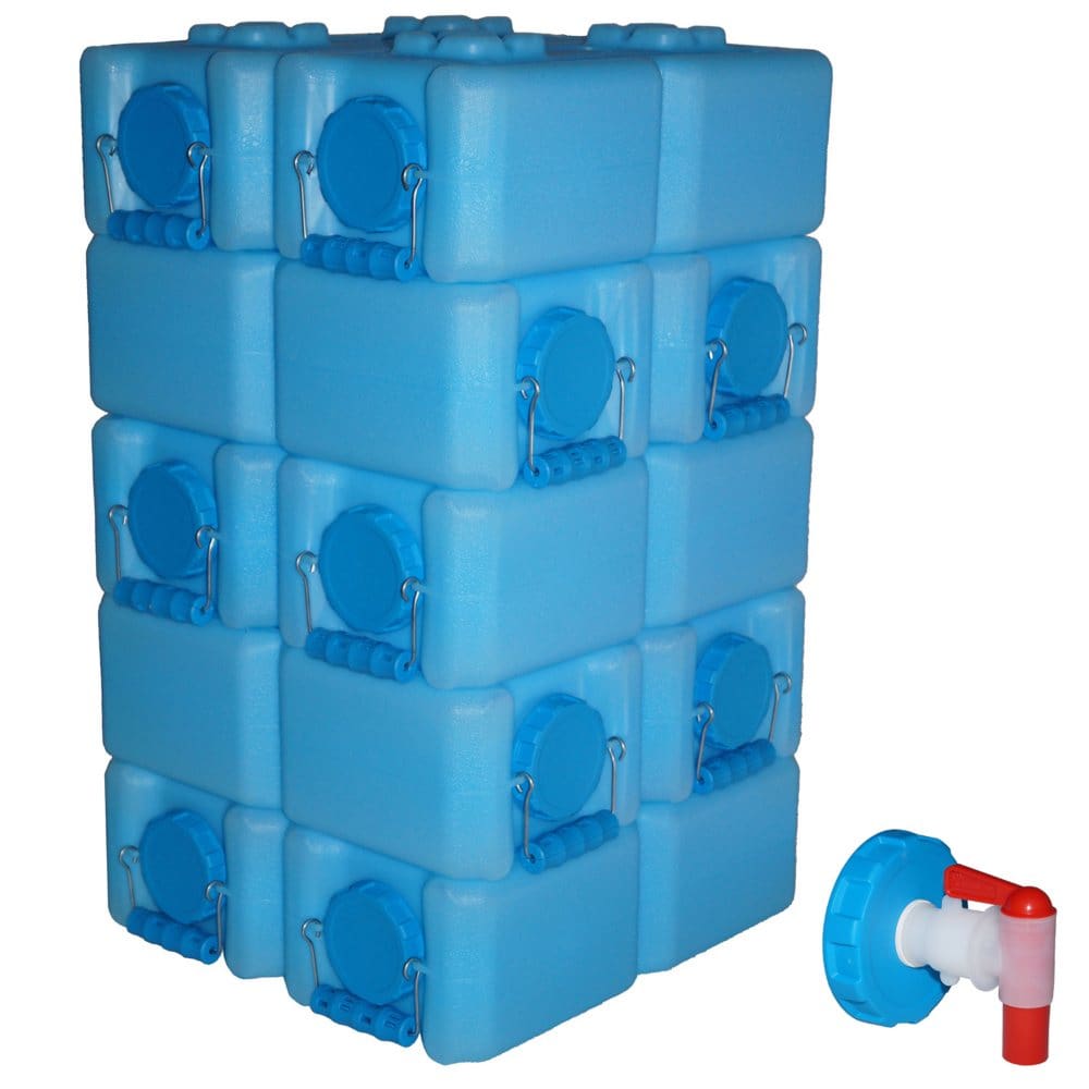 WaterBrick Storage Container (3.5 gallon 10 pk.) - Emergency Foods & Supplies - WaterBrick
