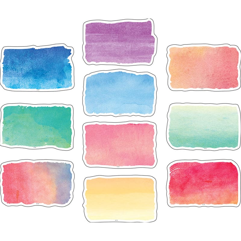Watercolor Accents (Pack of 8) - Accents - Teacher Created Resources