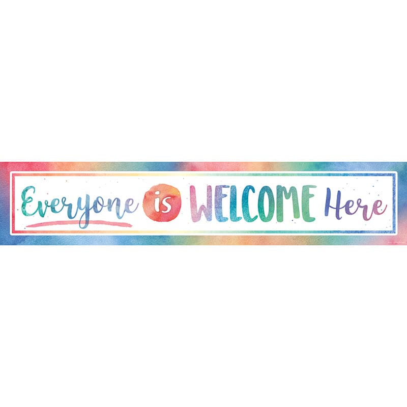 Watercolor Banner (Pack of 10) - Banners - Teacher Created Resources