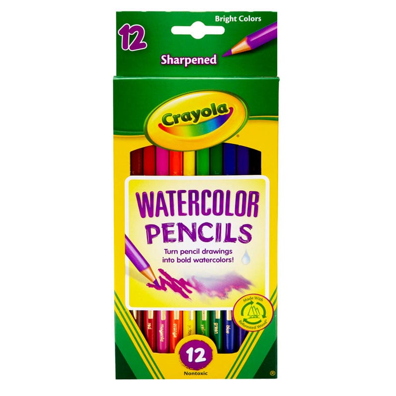 Watercolor Pencils 12Ct Full Length (Pack of 10) - Colored Pencils - Crayola LLC