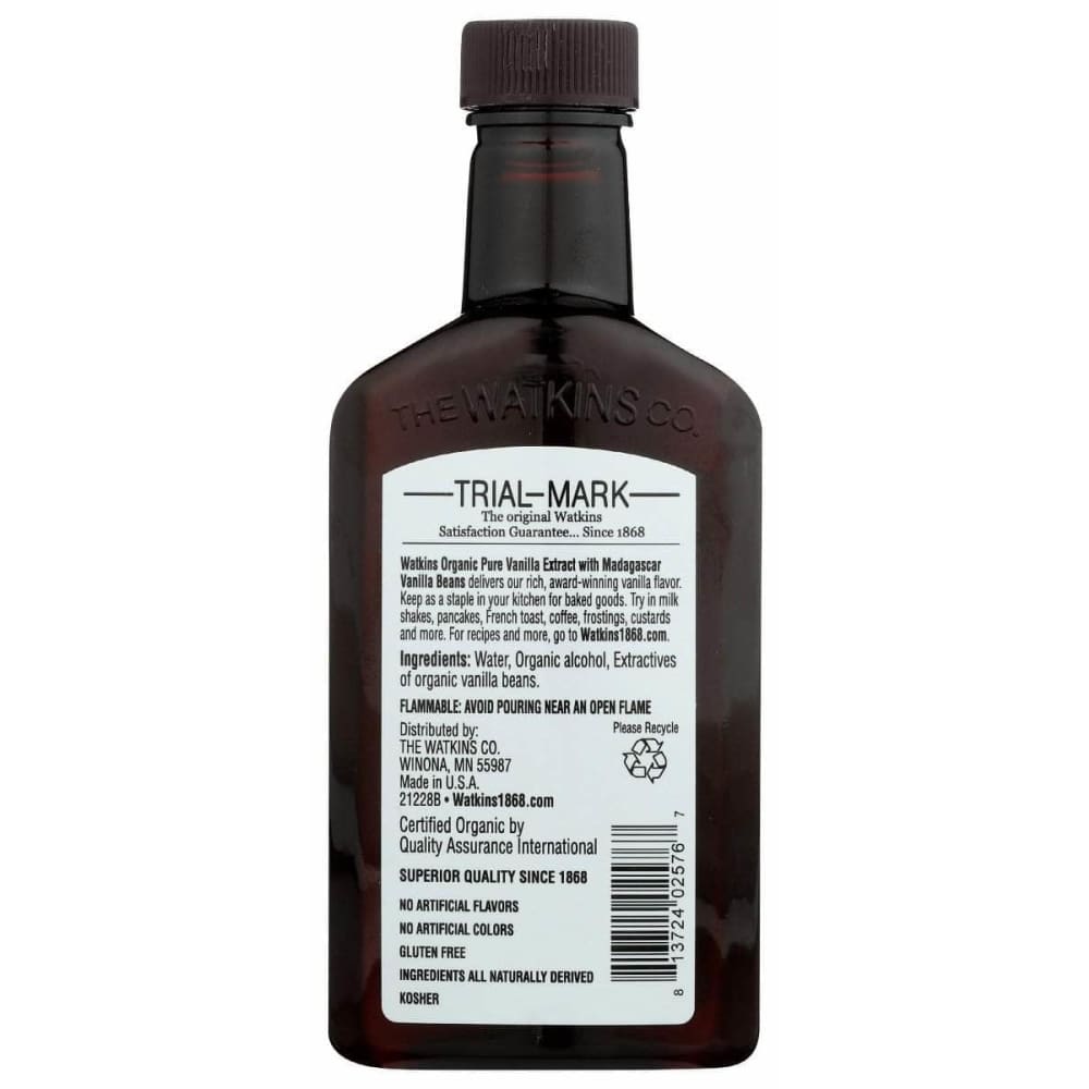 WATKINS Watkins Organic Pure Vanilla Extract, 4 Fo