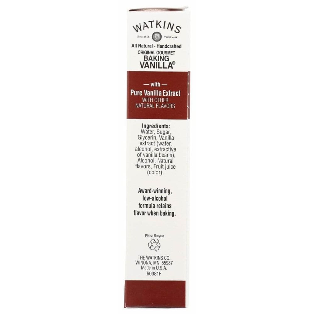 WATKINS Watkins Original Gourmet Baking Vanilla Extract, 2 Oz