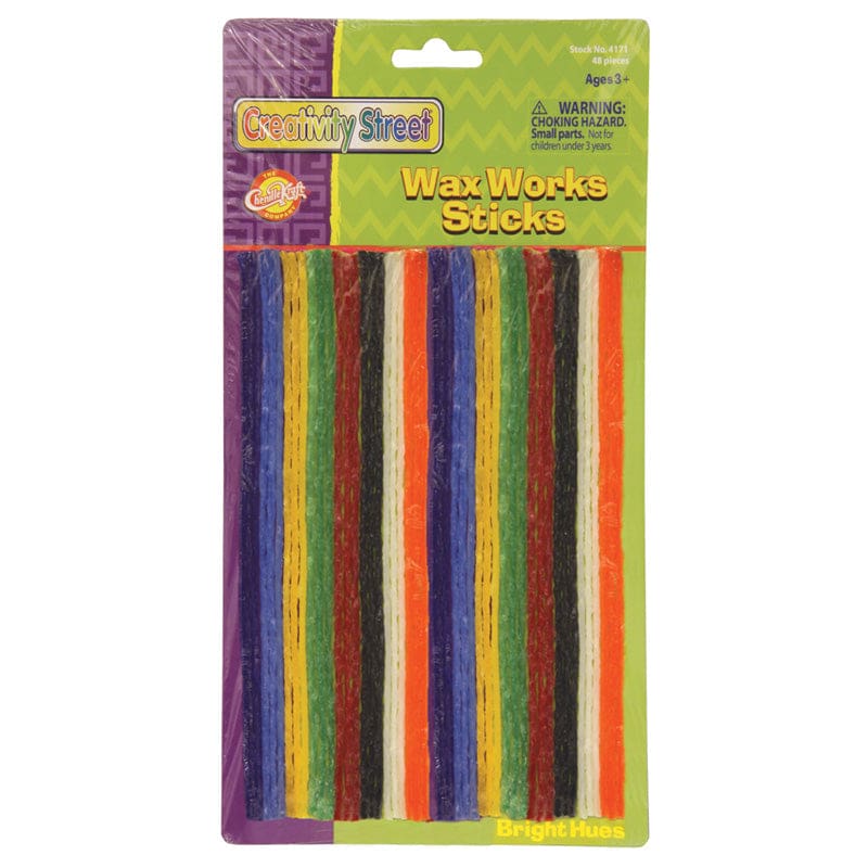 Wax Workssticks Assorted Brght Hues 8In 48 Pieces (Pack of 8) - Wax - Dixon Ticonderoga Co - Pacon