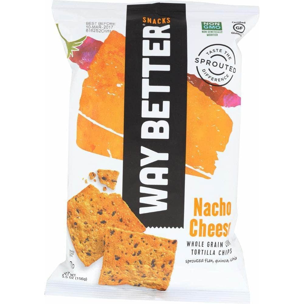 Way Better Snacks Way Better Snacks Nacho Cheese Tortilla Chip, 5.5 oz