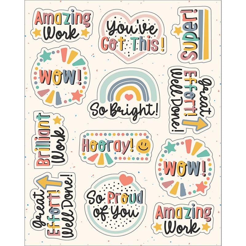 We Belong Motivators Shape Stickers (Pack of 12) - Stickers - Carson Dellosa Education