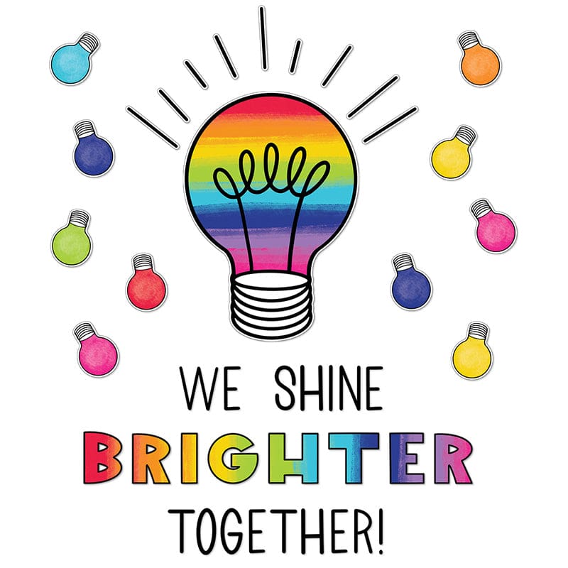 We Shine Brighter Bulletn Board Set (Pack of 3) - Classroom Theme - Carson Dellosa Education