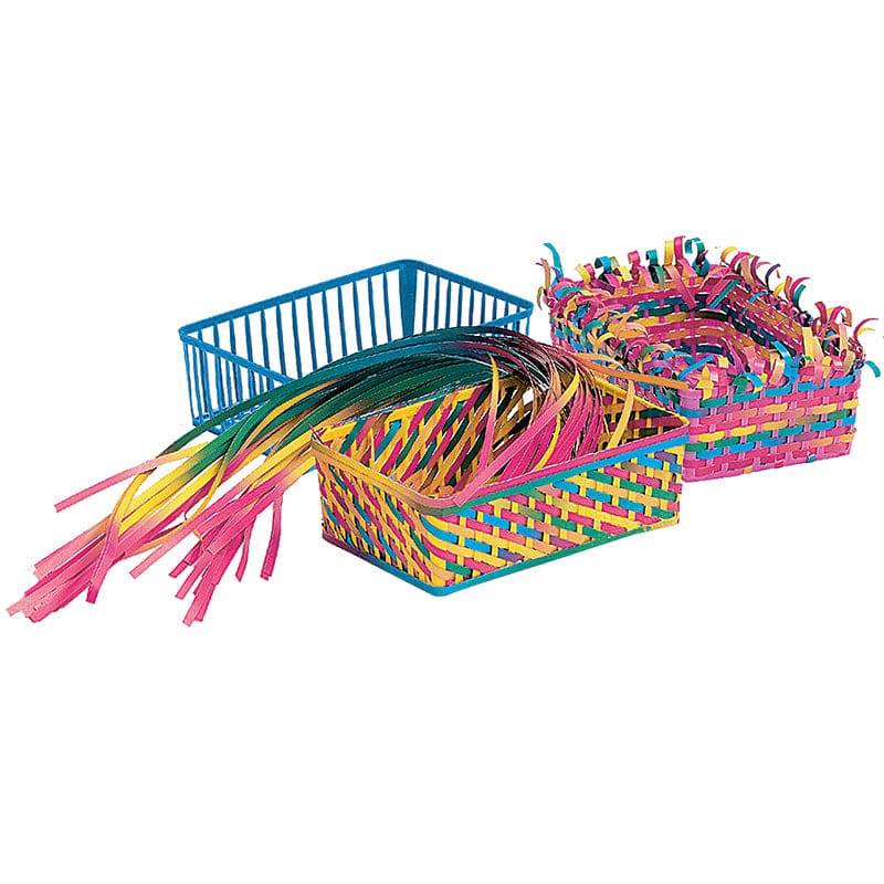 Weaving Baskets 12 Baskets 150 Strip (Pack of 2) - Art & Craft Kits - Roylco Inc.