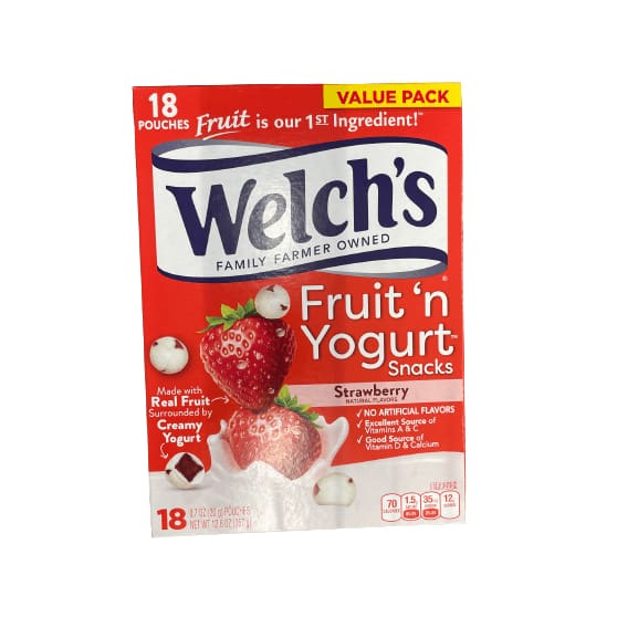 Welch's Welch's Fruit 'n Yogurt Snacks, Strawberry, 18 Count, 12.6 oz.