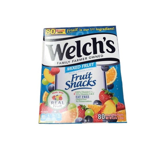 Welch's Fruit Snacks, Mixed, 0.9 Ounce (80 Count) - ShelHealth.Com