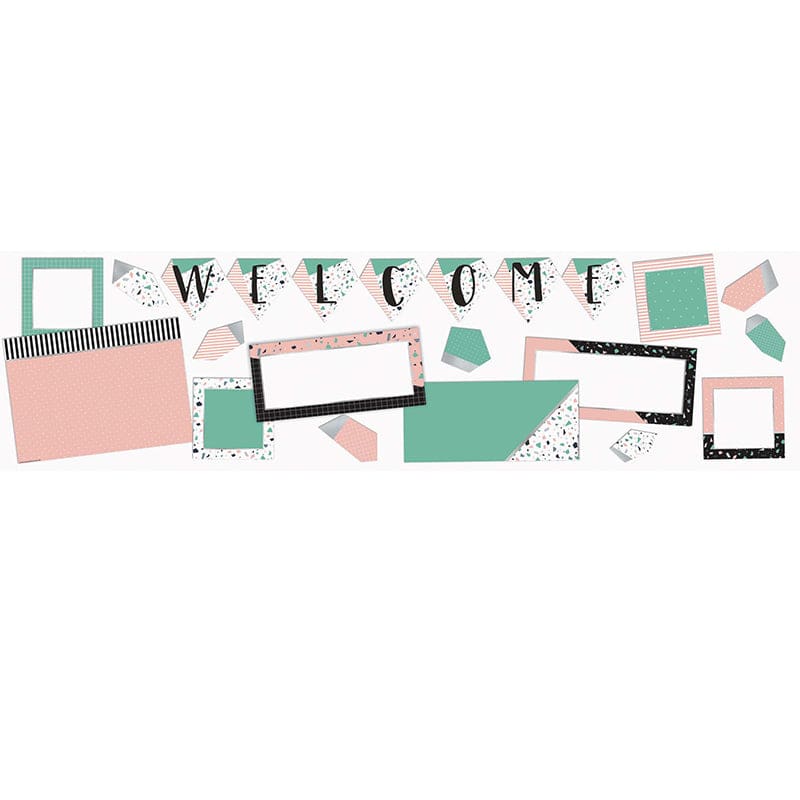 Welcome Bulletin Board St Simply Sassy (Pack of 3) - Classroom Theme - Eureka