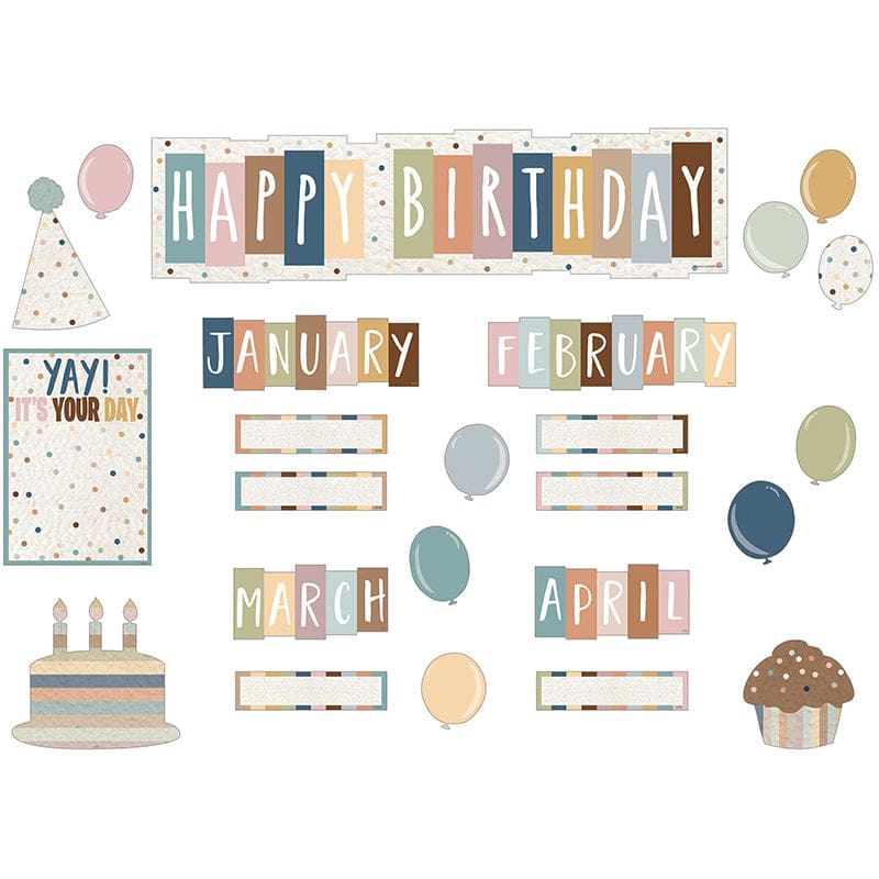 Welcome Happy Birthday Mini Bbs Everyone Is (Pack of 6) - Classroom Theme - Teacher Created Resources