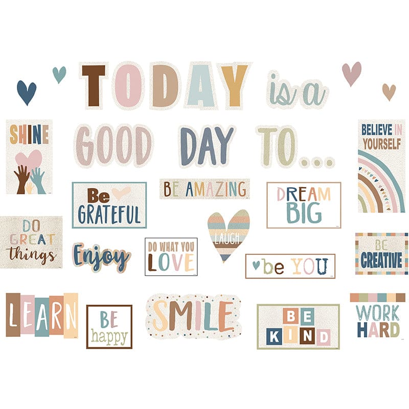 Welcome Today Is Good Day Mini Bbs Everyone Is (Pack of 6) - Classroom Theme - Teacher Created Resources