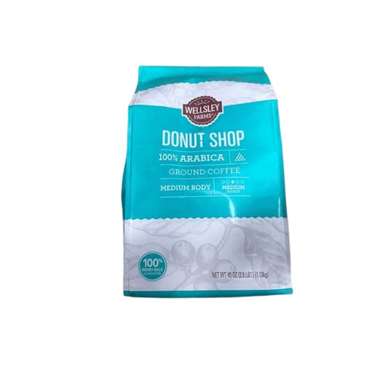 Wellsley Farms Donut Shop Ground Coffee, 40 oz. - ShelHealth.Com