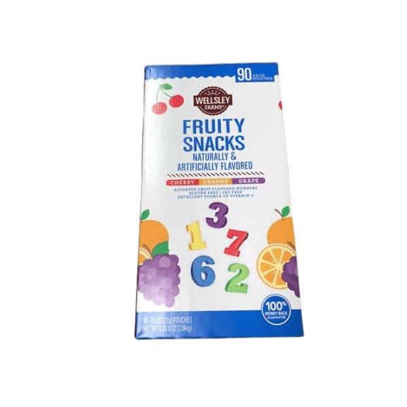 Wellsley Farms Fruity Snacks (90/0.8 Oz) , 72 oz - ShelHealth.Com