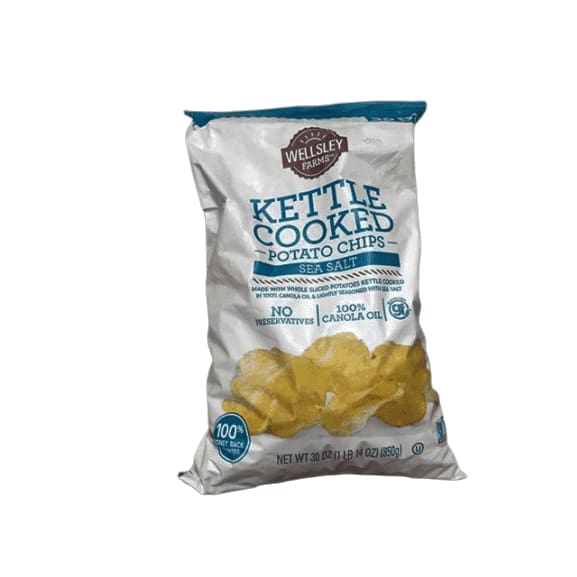 Wellsley Farms Kettle-Cooked Potato Chips, 30 oz. - ShelHealth.Com