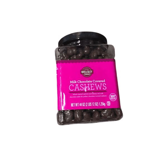 Wellsley Farms Milk Chocolate Covered Cashews, 44 OZ - ShelHealth.Com