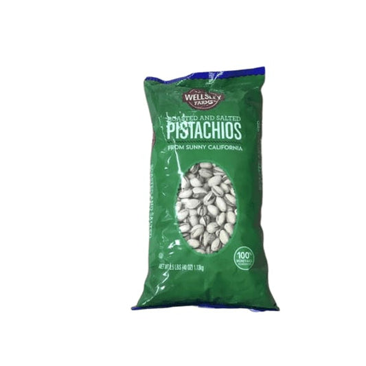Wellsley Farms Roasted and Salted Pistachios, 40 oz. - ShelHealth.Com