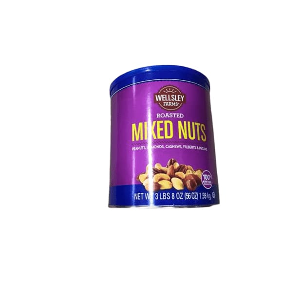 Wellsley Farms Roasted Mixed Nuts, 56 oz. - ShelHealth.Com