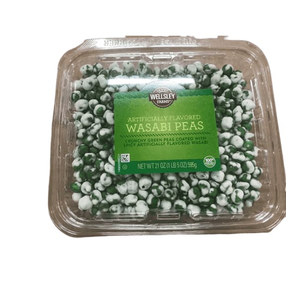 Wellsley Farms Wasabi Peas, 21 oz. - ShelHealth.Com
