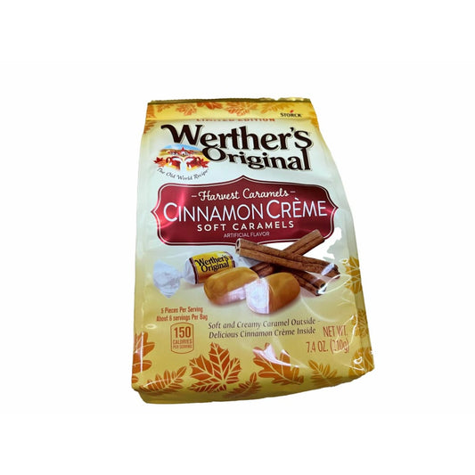 Werther's Werther's Original Harvest Cinnamon Crème Soft Caramel Candy, 7.4 oz