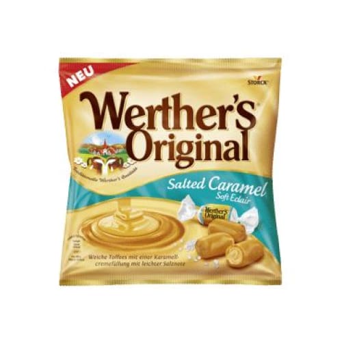 WERTHERS SALTED CARAMEL Flavour Candies 4.41 oz. (125 g.) - WERTHER’S