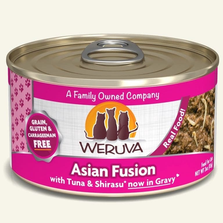 Weruva Cat Asian Fusion with Tuna & Shirasu in Gravy 3oz.(Case Of 24) - Pet Supplies - Weruva