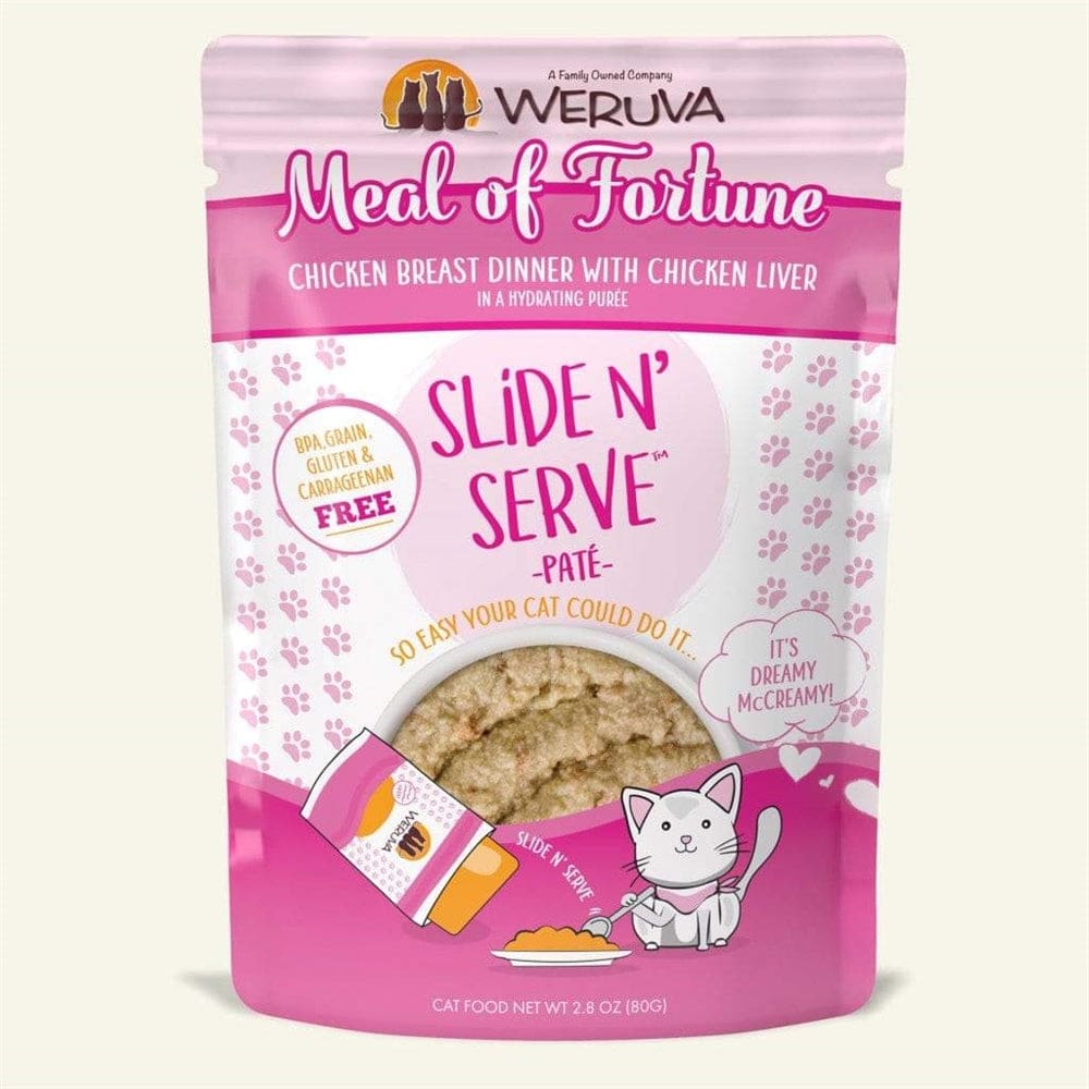 Weruva Cat Pates Meal of Fortune Chicken Breast Dinner With Chicken Liver 5.5oz. (Case Of 12) - Pet Supplies - Weruva