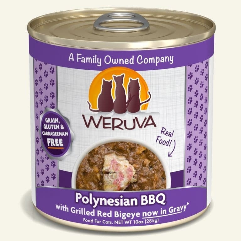 Weruva Cat Polynesian BBQ with Grilled Red Bigeye in Gravy 10oz. Case Of 12 - Pet Supplies - Weruva