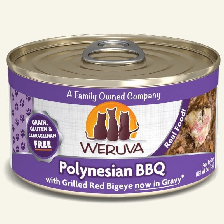 Weruva Cat Polynesian BBQ with Grilled Red Bigeye in Gravy 3oz. Case Of 24 - Pet Supplies - Weruva