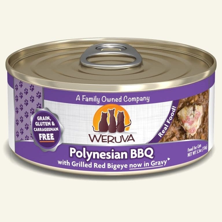 Weruva Cat Polynesian BBQ with Grilled Red Bigeye in Gravy 5.5oz. Case Of 24 - Pet Supplies - Weruva