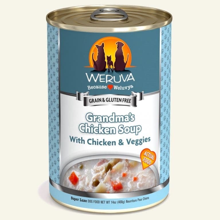 Weruva Dog Grandma?s Chicken Soup with Chicken & Veggies 14oz. Case Of 12 - Pet Supplies - Weruva