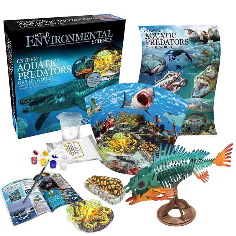 Wes Extreme Aquatic Predators World (Pack of 2) - Earth Science - Learning Advantage