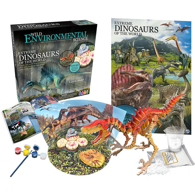Wes Extreme Dinosaurs Of The World (Pack of 2) - Earth Science - Learning Advantage
