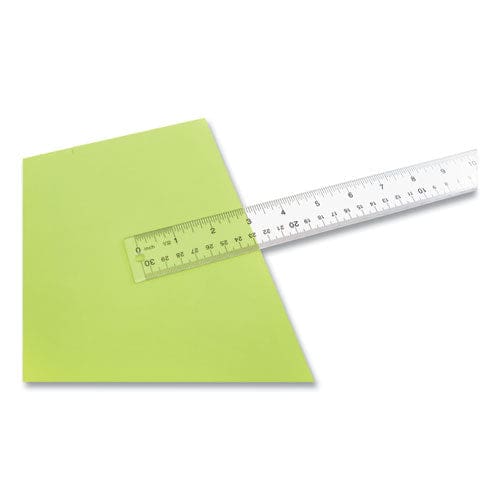 Westcott Clear Flexible Acrylic Ruler Standard/metric 12 Long Clear - School Supplies - Westcott®