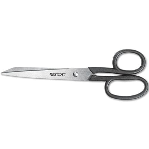 Westcott Kleencut Stainless Steel Shears 8 Long 3.75 Cut Length Black Straight Handle - School Supplies - Westcott®