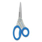 Westcott Scissors With Antimicrobial Protection 8 Long 3.5 Cut Length Blue Straight Handle - School Supplies - Westcott®