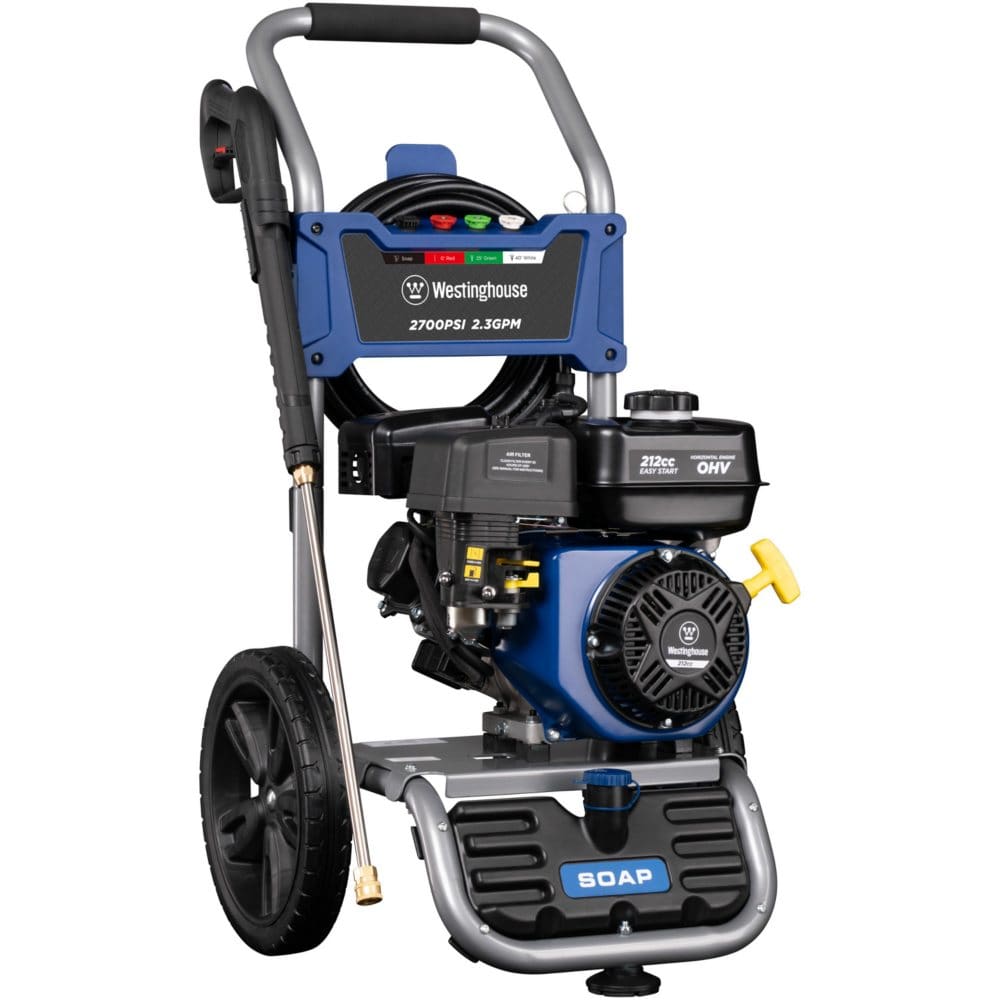 Westinghouse 2700 PSI and 2.3 GPM Gasoline-Powered Pressure Washer - Pressure Washers & Accessories - Westinghouse