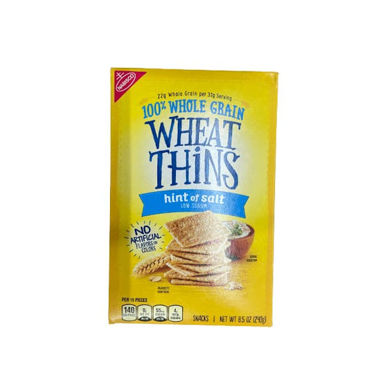 Wheat Thins Wheat Thins Hint of Salt Whole Grain Low Sodium Crackers, 8.5 oz