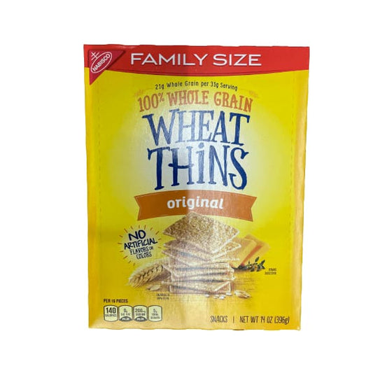 Wheat Thins Wheat Thins Original Whole Grain Wheat Crackers, Family Size, 14 oz