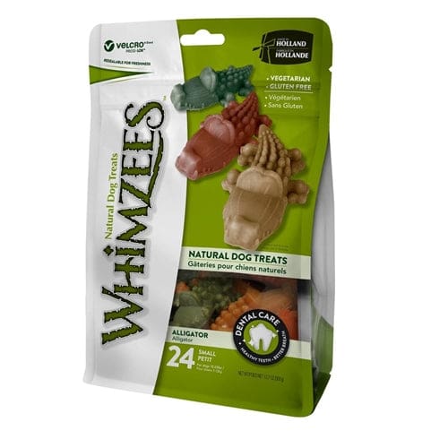 Whimzees Alligators Small 12.7 Oz. Bag - Pet Supplies - Whimzees