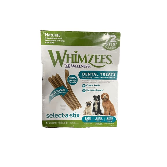 Whimzees Whimzees Daily Dental Treats For Dogs, 72 Stix