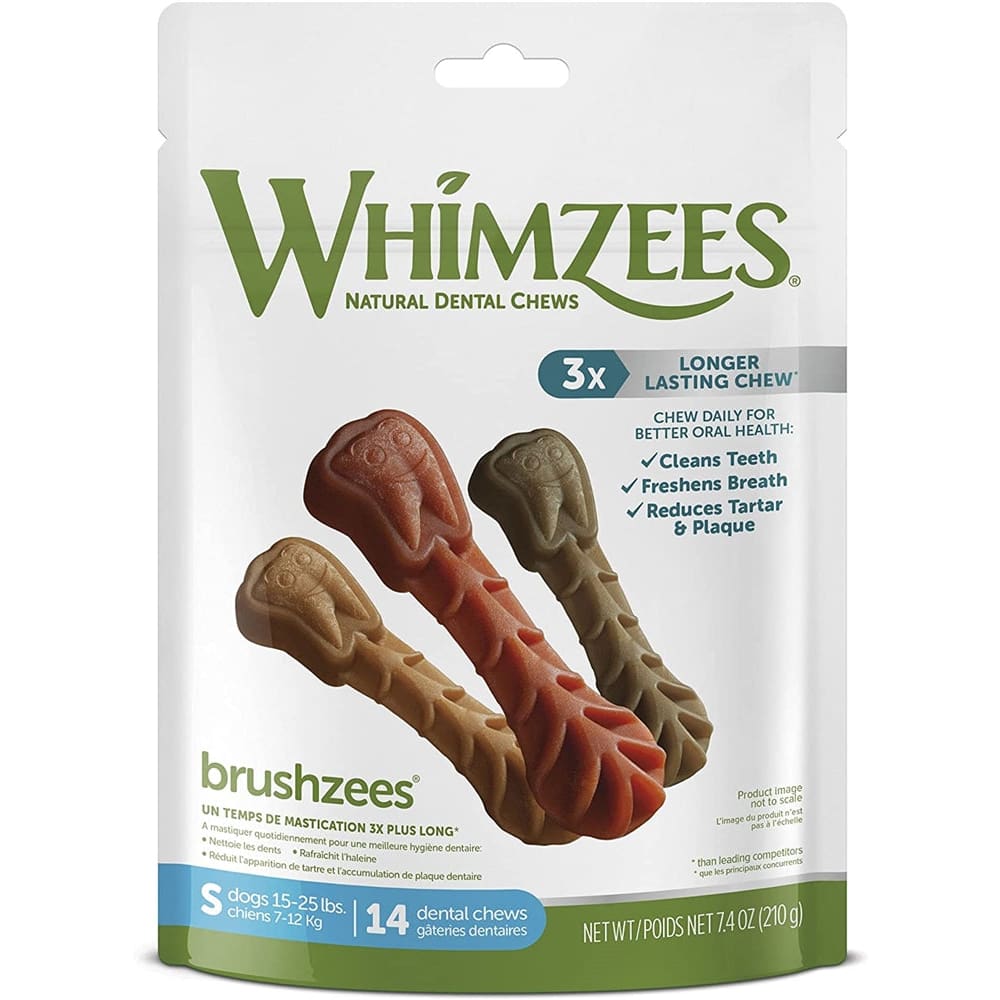 Whimzees Dog Brushzee Daily Pack Small - Pet Supplies - Whimzees