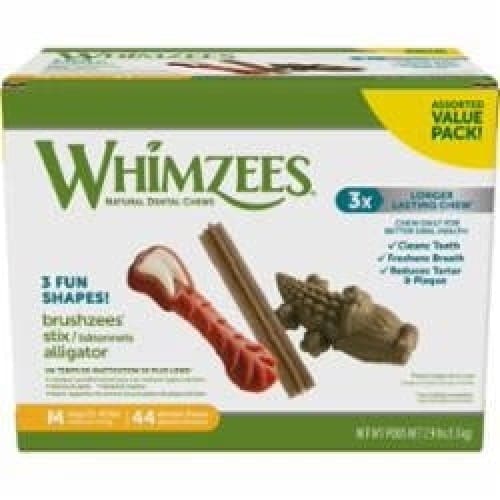 Whimzees Dog Value Box Medium 46.6oz. - Pet Supplies - Whimzees